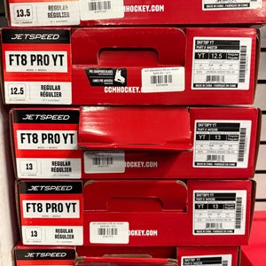 2025 Youth CCM JetSpeed FT8 Pro Hockey Skates (New)