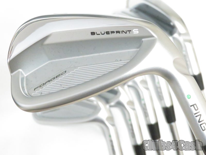 PING Blueprint S Irons Green Dot KBS Tour 120 Stiff Flex 4-P   Shop Wear  MINT