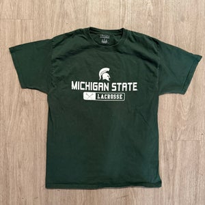 Michigan State Lacrosse Green Champion Shirt