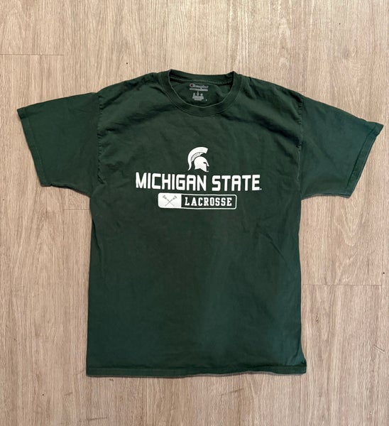Michigan State Lacrosse Green Champion Shirt