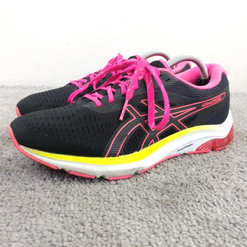 ASICS Gel-Pulse 12 AmpliFoam Womens Size 6.5 Running Shoes 1012A724 Black Pink