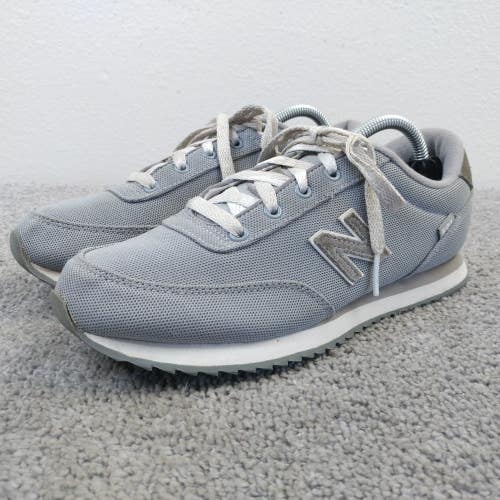 New Balance 501 Boys Size 5Y Running Shoes Gray Low Top Sneakers Lace Up