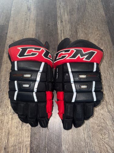 Black/Red CCM HG 4R Pro Gloves Senior 14" (Used)