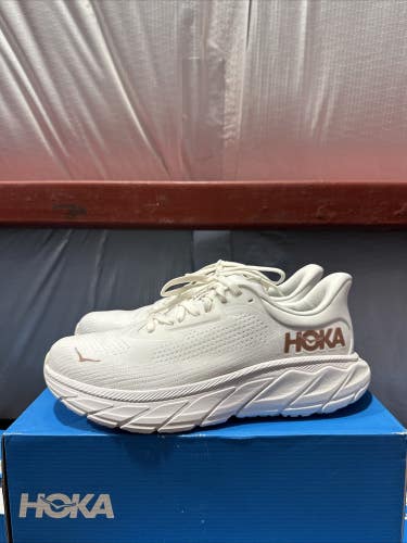 Hoka One One Arahi 7 1147851-BSG Sneakers Women's 9B White Running Shoes FL4258