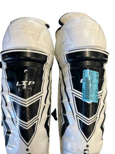 Used CCM CCM SHIN GUARDS 10 IN Junior Shin Guards White 10" 11682-S000123971