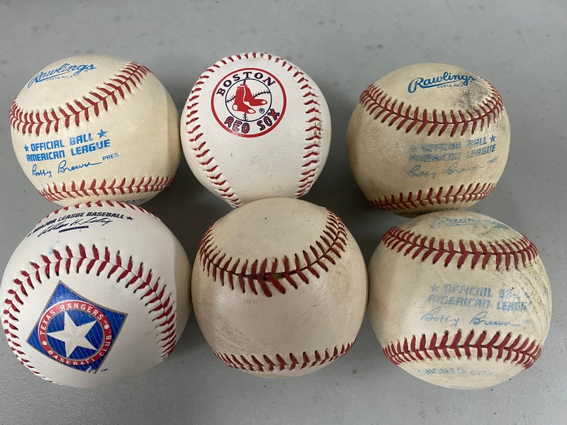 6 Rawlings Official Major League Baseballs (Used)