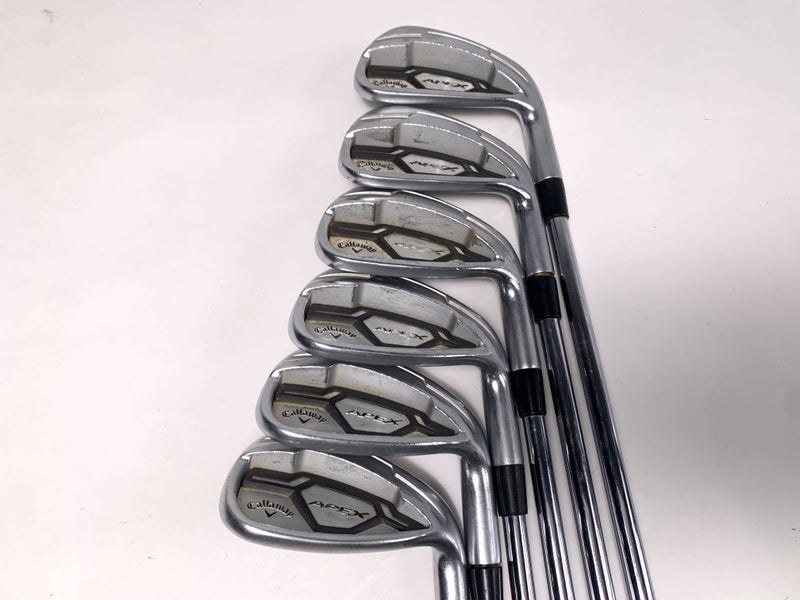 Callaway Apex CF 16 Iron Set 6-PW+GW True Temper Elevate MPH Stiff Steel Mens RH