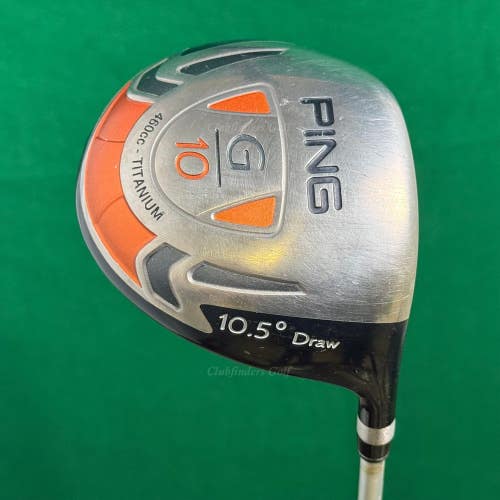 Ping G10 460cc Titanium Draw 10.5 Driver Fubuki MV Series 45 Graphite Regular