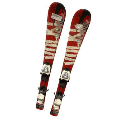 Used Volkl UNLIMITED JR Boys DH Ski/Binding Red 110 cm 11883-S000140542