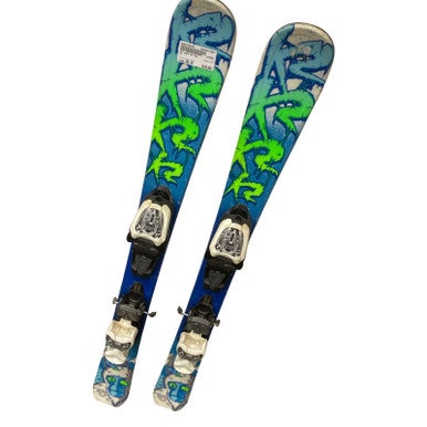 Used K2 INDY Boys DH Ski/Binding Royal Blue 100 cm 11883-S000144645