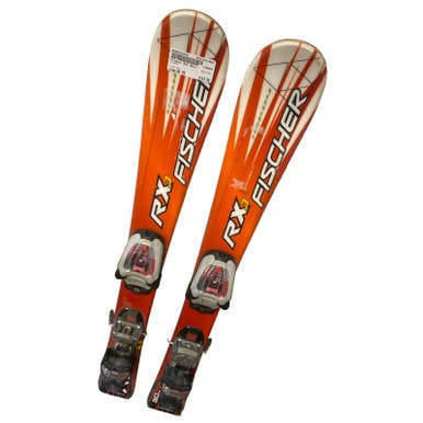 Used Fischer RXJ Boys DH Ski/Binding Red 88 cm 11883-S000153843