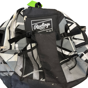 Used Rawlings BACKPACK BB/SB Player Backpack White 11682-S000123904