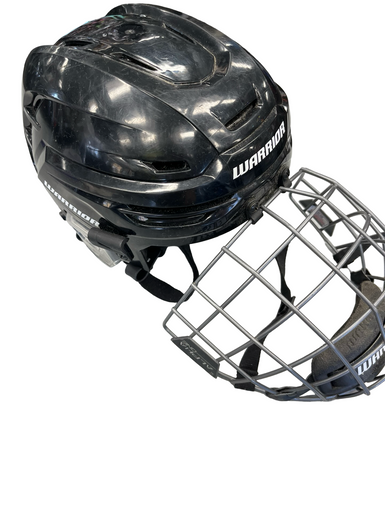 Used Warrior ALPHA ONE PRO Helmet Cage Combo Black SM 11682-S000123908