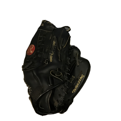 Used Rawlings BG6 BB/SB Glove RH Throw Black 12 1/2" 11730-S000068285