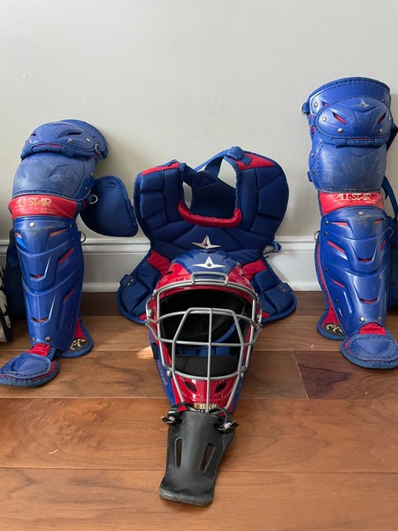 All Star System 7 Axis Pro Youth Catcher's Set (MVP Pro Helmet)(Used)