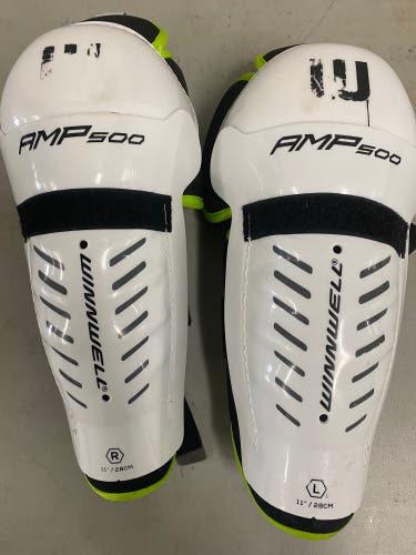 Youth Winnwell AMP 500 11" Shin Pads (Used)