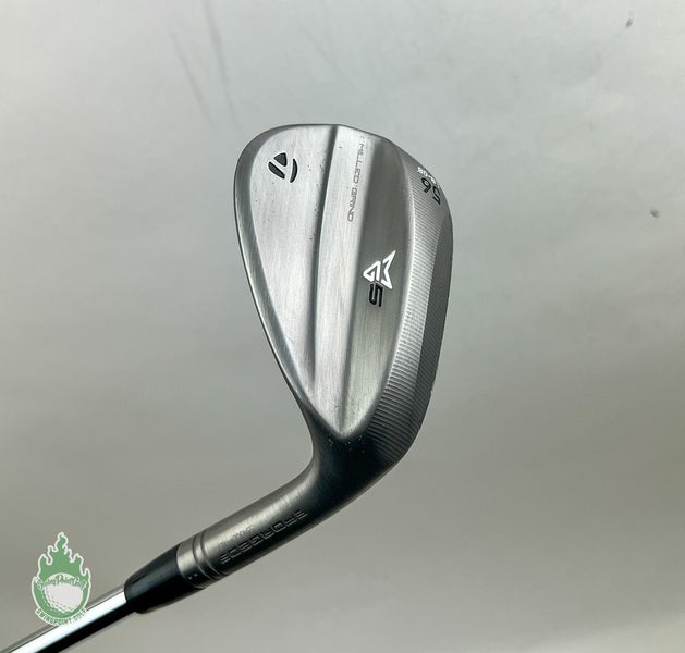 NEW Tour Issue TaylorMade Milled Grind 5 Black LB Wedge 56*-08 Stiff Flex Steel