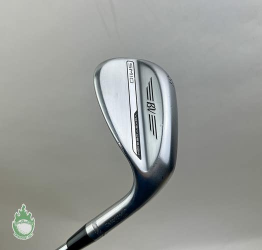 RH Titleist Vokey SM10 Chrome S Grind Wedge 56*-10 Wedge Flex Steel Golf Club