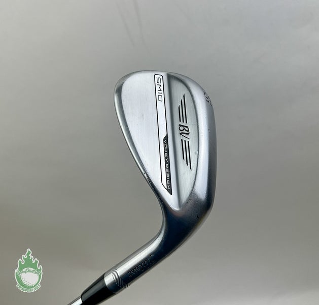 RH Titleist Vokey SM10 Chrome S Grind Wedge 56*-10 Wedge Flex Steel Golf Club