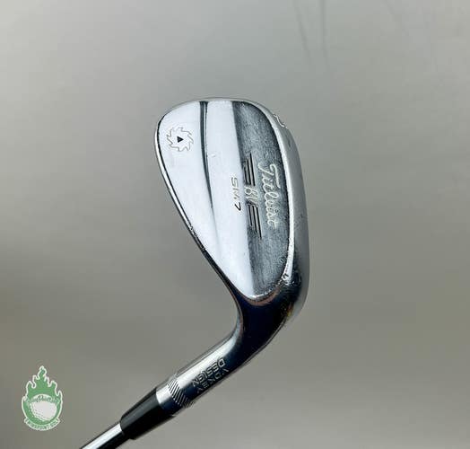 RH Titleist Vokey Chrome SM7 F Grind Wedge 52*-08 Wedge Flex Steel Golf Club