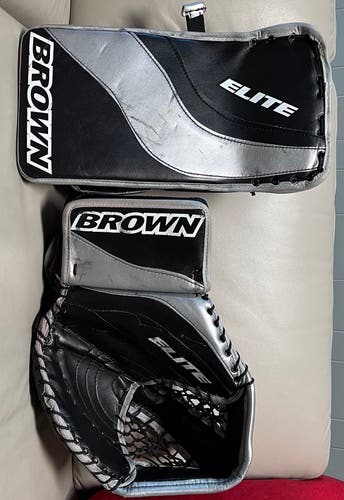 Brown Goalie JB2200 Elite Resonator Glove Set