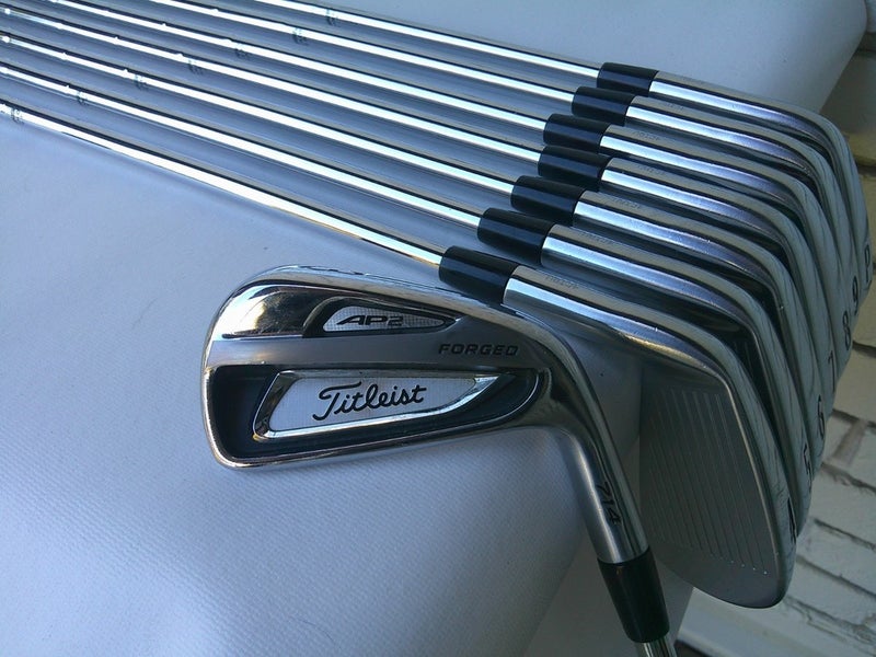 Titleist 714 AP2 Forged (3i-PW) Iron Set w/ True Temper S300 Stiff Shafts