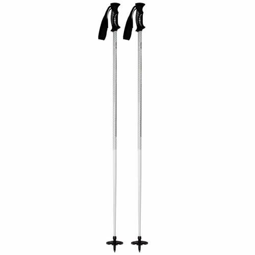NEW $50 5TH Element White Stealth Ski Poles Downhill Skiing 90 95 100 105