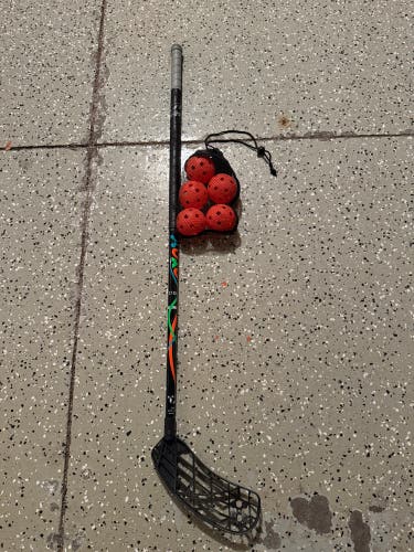 Intermediate Nasty Left Hand Hockey Stick Toe Pattern 70 Flex (Used)