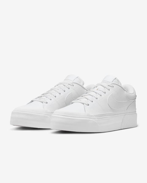 Nike Court Legacy Lift DM7590-101 Sneakers Women's White Platform Shoes FL4242