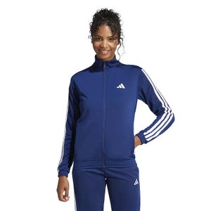 Women's Adidas Tricot 3-Stripes Track Tops Jacket Dark Blue JD4514 NWT