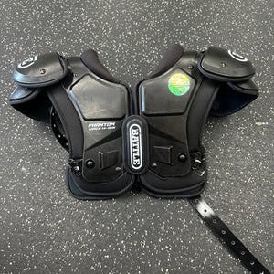 Used Battle Sports PHANTOM FB Shoulder Pads Black LG 11849-S000033862
