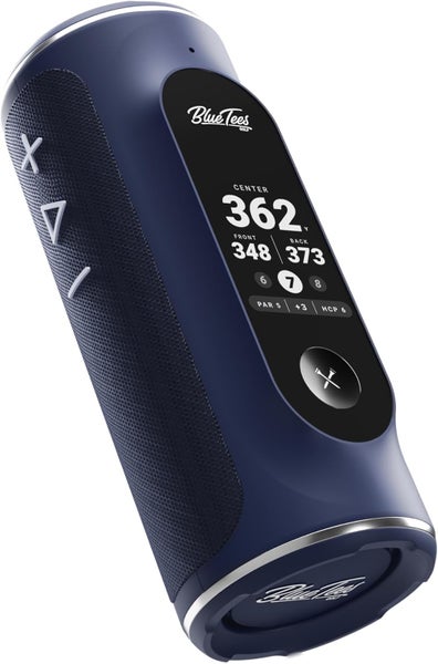 NEW Blue Tees The Player + Navy Wireless Bluetooth/GPS Golf Speaker
