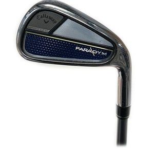 Callaway Paradym Forged Single 7 Iron Graphite Hzrdus Silver 75g Stiff Flex