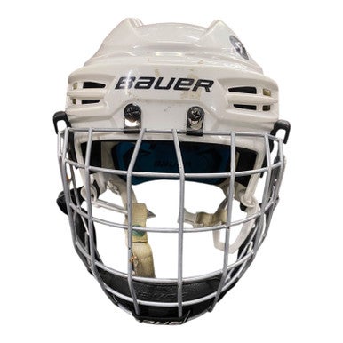Used Bauer PRODIGY NO HECC Helmet Cage Combo White One Size 11375-S000370021