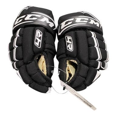 Used CCM 4R Youth Gloves Black 10" 11375-S000370007