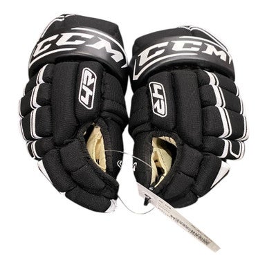 Used CCM 4R Youth Gloves Black 10" 11375-S000370007