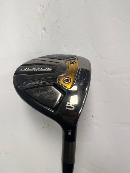 Men's Callaway Rogue ST LS Right Handed Fairway Wood Extra Stiff Flex 5 Wood (Used)