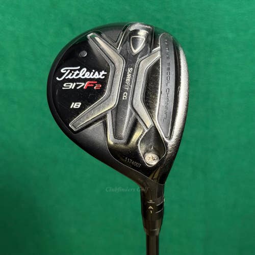 Titleist 917F2 917 F2 18 Fairway Wood Mitsubishi Diamana S+ 70 Graphite Regular