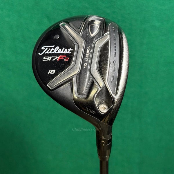 Titleist 917F2 917 F2 18 Fairway Wood Mitsubishi Diamana S+ 70 Graphite Regular