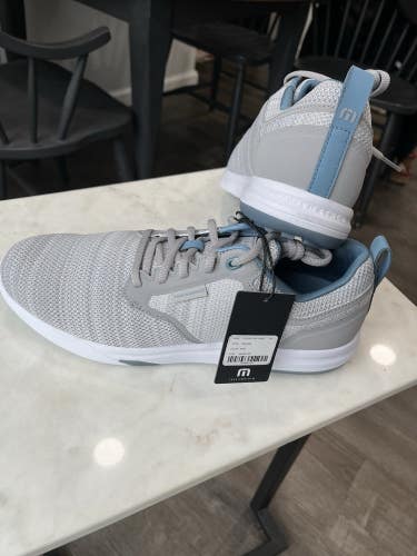 Travis Matthew The Daily Pro Hybrid Heather Sleet Shoes Size 10.5 NEW in Box