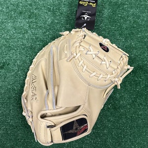 All Star Pro Series 34" Baseball Catchers Mitt CM3000 - Tan / Blonde