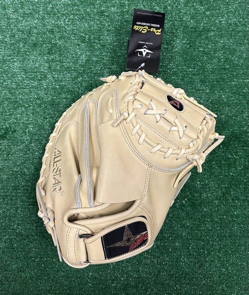All Star Pro Series 34" Baseball Catchers Mitt CM3000 - Tan / Blonde