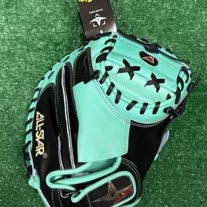 All Star Pro Series 34" Baseball Catchers Mitt CM3000 - Black Mint
