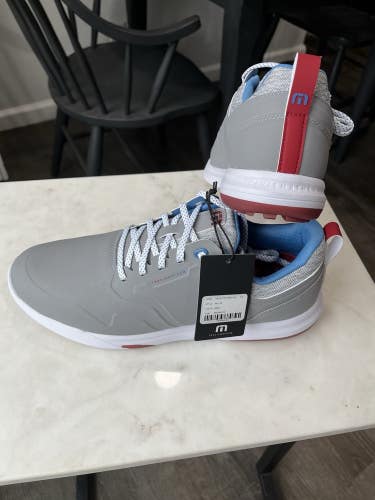 Travis Matthew The Daily Pro Hybrid Plus Sleet USA Shoes Size 9.5 NEW in Box