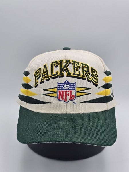 Vintage Green Bay Packers NFL Sports Logo Athletic Diamond D Cut Hat Snapback