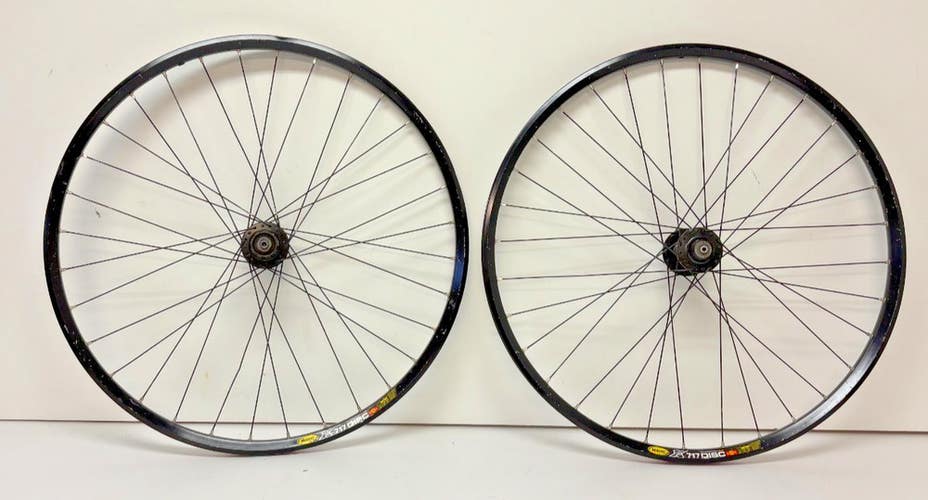 Mavic XC 717 Disc Aluminum 26" QR Mountain Bike Wheelset DT Swiss Cerit Hubs