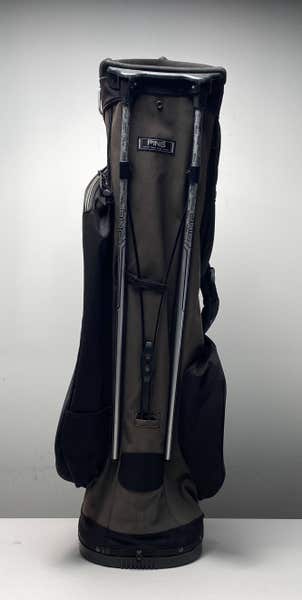 Ping E2 4 Series Stand Bag Black/Red 4-Way Divide Dual Strap Golf