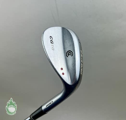 Used Right Handed Cleveland CG10 CMM 2 Dot Wedge 60* Wedge Flex Steel Golf Club