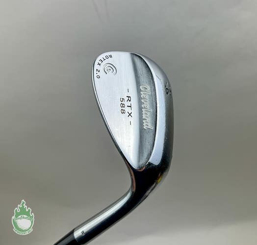 Used RH Cleveland RTX 588 Rotex 2.0 Wedge 64*-08 Wedge Flex Steel Golf Club