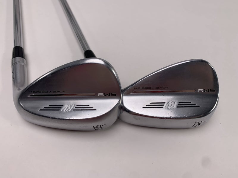 Titleist Vokey SM9 Tour Chrome Wedge Set 52* 8 | 56* 10 Wedge Steel Mens RH